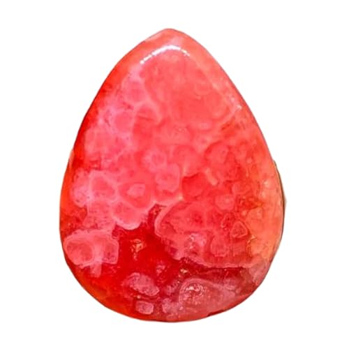Rhodochrosite gemme poire pour sertir vos colliers et pendentifs faits main