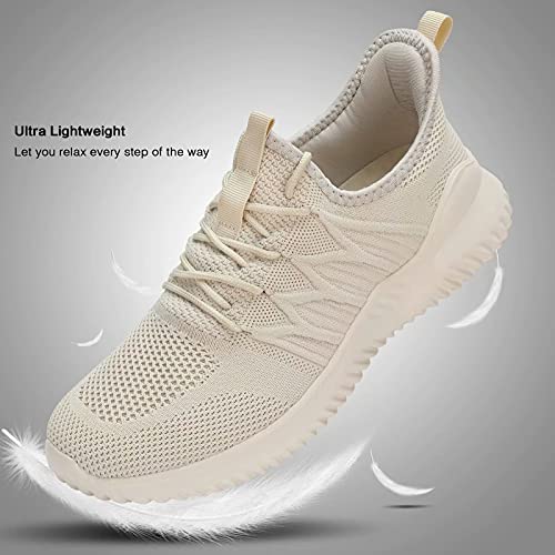Image of Socviis Mens Slip On Running Shoes Athletic Walking Trainers Lightweight Breathable Mesh Tennis Sneakers