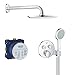 Produktbild GROHE Grohtherm SmartControl Duschsystem UP | Komplettset inkl. Thermostat, Kopfbrauseset, Handbrause, Brauseschlauch | chrom | 34743000