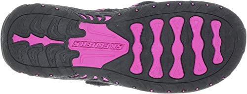 Skechers Skechers Women's reggaes-rasta Sandal, Black/Fuchsia, 9 M US