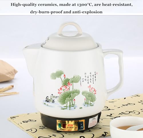 Olla eléctrica de cerámica para medicina china 3L miniatura 4