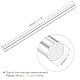 QUARKZMAN Aluminium Rundstab 25mm x 300mm Massiver Drehbank Rundstangen Aluminium Stäbe für DIY Handwerk Packung Gartendekoration RC Modell Industrie Maschinen 1 Stück