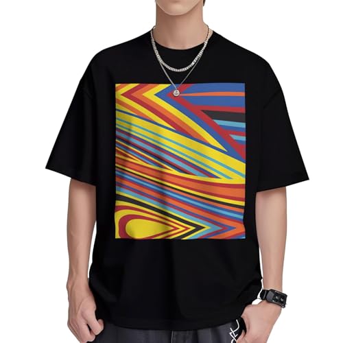 T-shirt en coton de qualité supérieure pour homme à rayures élégantes