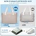 VSNOON New Ryanair Cabin Bags 40x30x20, 24L Hand Luggage Carry on Bag Khaki
