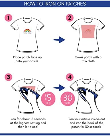 PatchMommy Bee Patch, Iron On/Sew On - Embroidered Applique Motif for Children Kids Baby