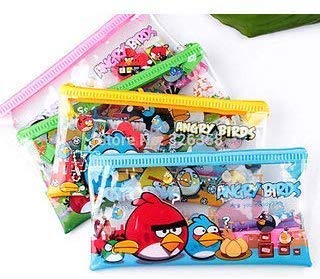 Baby Panda Stationary Pouches Set with Pencil / Scale / Eraser / Sharpener Return Gifts for Birthday Party for Girls / Boys (Pack of 12)
