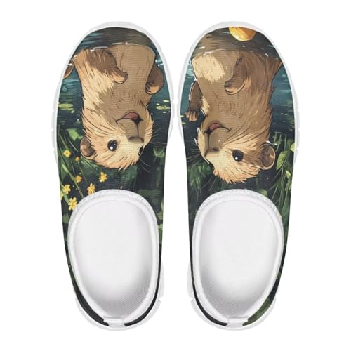 Capybara Shoes for Girls Breathable Mesh Walking Sneakers Comfort Low Top Tennis Shoes Athletic Shoe3