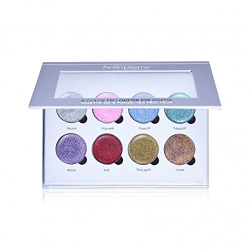 Bellapierre Cosmetics 8 Color Pro Glitter Eye Palette