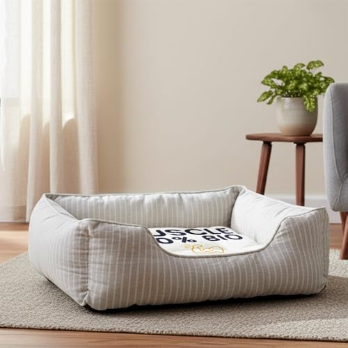 Lit confortable pour chien et chat avec coussin déhoussable et lavable