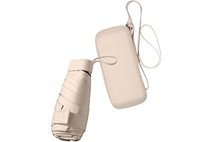 ESUFEIR Aesthetic Mini Travel Sun Umbrella