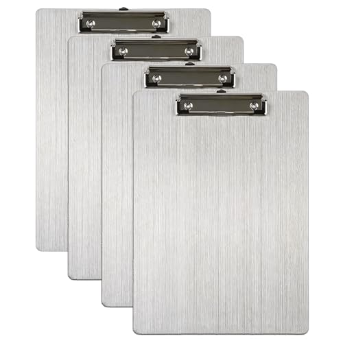 Plaque d'écriture stable en aluminium porte-bloc A4 durable et robuste