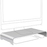 macbook speicherplatz verwalten Robust und solide - Verbessern Sie das ultradicke 4 mm Vollmetalldesign, besser als die normale 3 mm Version. Kann einem IMAC-Druck von 27 Zoll standhalten. Aus starker Aluminiumlegierung gefertigt, um dem Gewicht Ihres Monitors oder Desktop-Computers und zusätzlichen Schreibtischzubehörs problemlos standzuhalten.