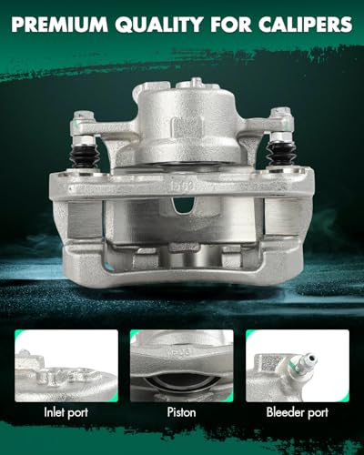 Image of SCITOO Front Left Brake Caliper With Bracket 19B3196 Compatible For Toyota For RAV4 2006-2018