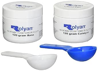 Rolyan 50/50 Mix Elastomer Putty, 8.47 oz, Pliable Occupational Therapy ...