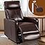 Dark Brown Faux Leather