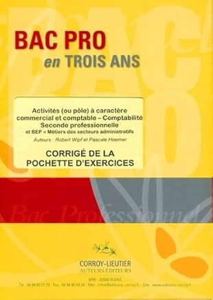 Amazonfr Comptabilité Bac Pro Révisions Et Cahiers De - 