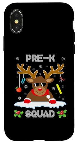 Pre-K Teacher Squad giJC 닳t NX}XZ[^[ X}zP[X iPhone X/XS p