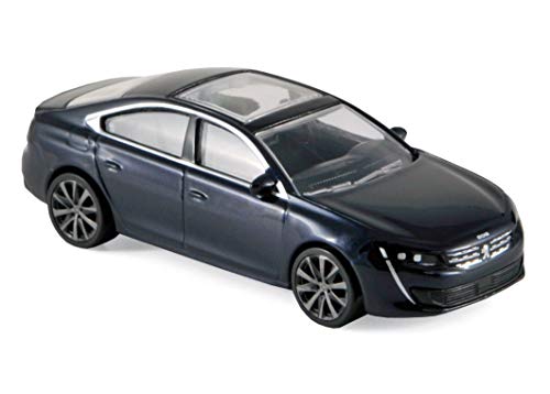 Norev- Peugeot 508 2018-Blue Véhicule Miniature Taille 3 inches, 310907, Bleu