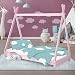 Produktbild ML-Design Kinderbett Tipi 80 x 160 cm mit Lattenrost, Rosa, Indianer Bett aus Massivholz, Hausbett für Mädchen, Kiefernholz, Kinderhaus Jugendbett Holzbett Bettenhaus Spielbett Bettgestell Zelt