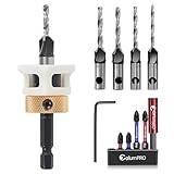 Photo Gallery columpro set di 9 punte per svasatura, per legno, con 4 diverse dimensioni sostituibili + set di punte per trapano per cacciavite con un supporto per punte Photo Gallery columpro set di 9 punte per svasatura, per legno, con 4 diverse dimensioni sostituibili + set di punte per trapano per cacciavite con un supporto per punte