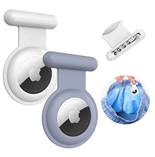 Apple AirTag Holder 2-Pack - Hidden Kids GPS Tracker Case, Suitable for Children, Elderly, Backpack, Luggage