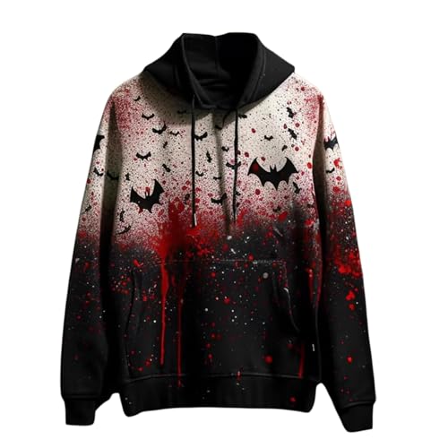 RUMAOZIA Sudadera con capucha para hombre con estampado 3D,