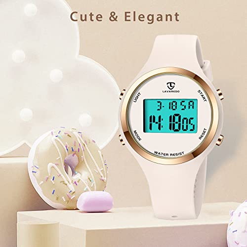 Stylish Women's Digital Sports Watch with Alarm, Stopwatch, Backlight – Perfect Outdoor Companion and Gift Idea - Image 9