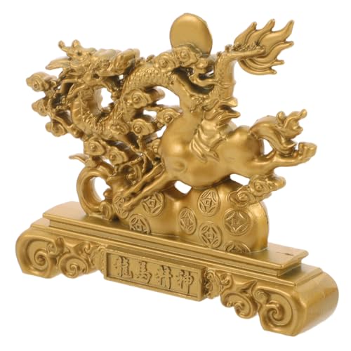 BAZEITFLOW Figurine de Cheval Feng Shui en Résine Solide Décoration