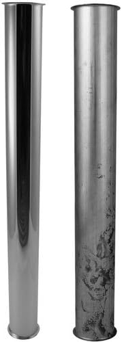 Keeney 2148PC 20 GA Sink Tailpiece with Double End Flange, 1-1/2" x 16"