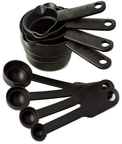 Toxham Premium Measuring Cup & Spoon Set 8-Pieces Combo
