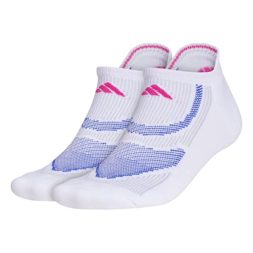 adidas Superlite Performance Tabbed No Show Running Socks with Achilles Protection (2-Pair)