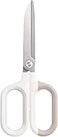 Vista 10 de Tijeras multiusos, asas de agarre cómodo, tijeras afiladas para oficina, hogar, escuela, manualidades, suministros de tela de costura