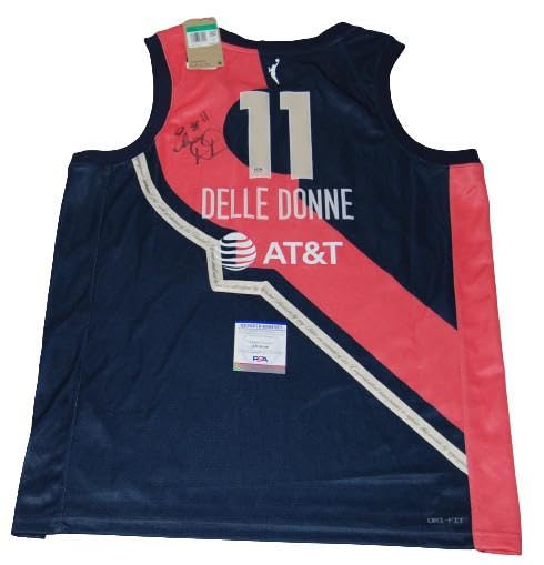 ELENA DELLE DONNE signed (WASHINGTON MYSTICS) Nike Rebel jersey PSA/DNA AN10196 - Autographed WNBA Jerseys
