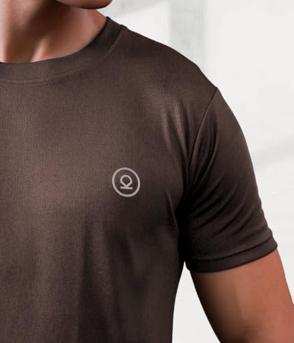 Image of CHKOKKO Gym T Shirts for Men Workout Activewear Solid Quick Dry Sports Tshirt for man Breathable Lightweight Half Sleeve Regular Fit Round Neck Running Boys T Shirt