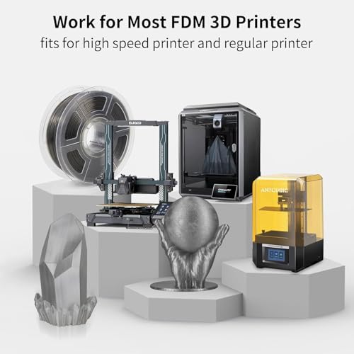 Image of 3D Printer PLA Transparent Dark Gray 100mm /s for Bambu Lab AMS,AMSLite