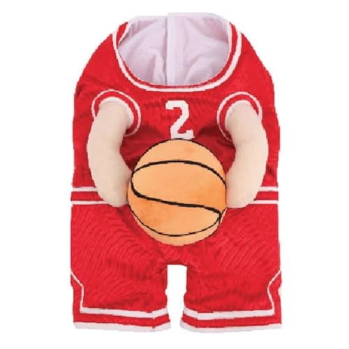 Disfraz de Baloncesto para Perros Pequeños Rojo miniatura 2