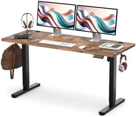 Monomi 55" Electric Standing Desk,Height Adjustable Home Office S...