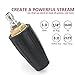 STYDDI Pressure Washer Turbo Nozzle Set, 3600 PSI 3.0GPM Power Washer Turbo Rotating Nozzle with Multiple Degrees Nozzle and Second Story Nozzle, 3.0 Orifice, 1/4 Inch Quick-Connect