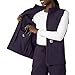 Carhartt Rugged Flex Scrubs for Women, Bonded Fleece Vest - Black Plum, S