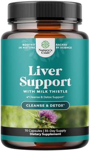Liver Cleanse Detox & Repair - Milk Thistle Supplement for Digest...