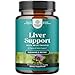 Best Liver Supplements with Milk Thistle - Artichoke - Dandelion Root Support Healthy Liver Function for Men and Women Natural Detox Cleanse Capsules Boost Immune System Relief - Natures Craft