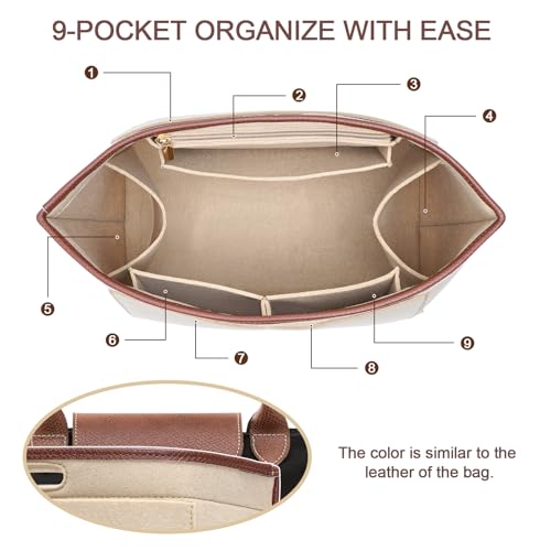 DOIAPUOS Felt Purse Organizer Insert
