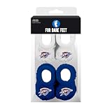 FBF - Officially Licensed NBA Infant Bootie Socks 0-12 Months - 2 Pack (Oklahoma City Thunder)