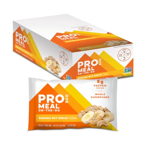 PROBAR - MEAL Bar, Banana Nut Bread, Non-GMO, Gluten-Free, Healthy,