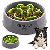 ZENPAW Ciotola Slow Feeder Cane e Gatto, Ciotola Anti Ingozzamento e Anti Ingordigia, Alim...
