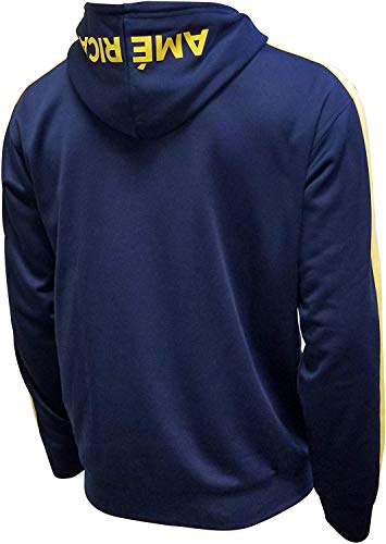 Icon Sports Men Club America Jacket Officially Licensed Pullover Soccer Hoodie Medium 026 Blue2