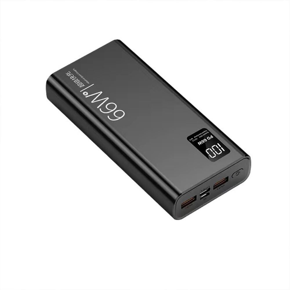 20000mAh Power Bank with 66W PD Fast Charging, LCD Display Portable Charger for iPhone 15/14/13, Samsung Galaxy, iPad, Laptop & More