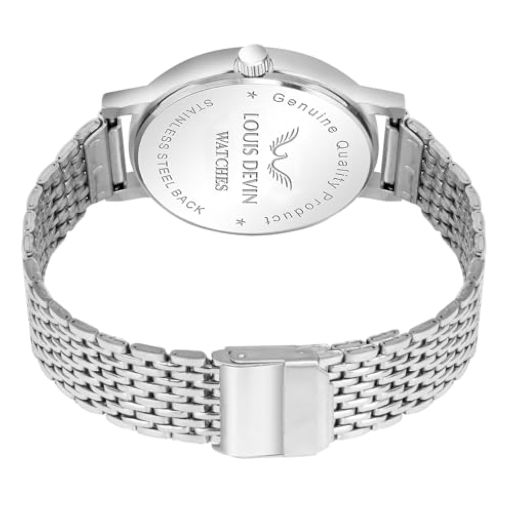Women's Stainless Steel Chain Analog Wrist Watch, Multiple Dials