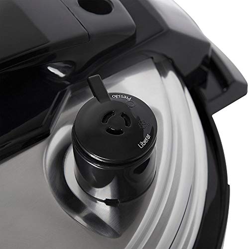 Panela de Pressão Elétrica Electrolux PCE10 220V 5L Inox e Preto com 9 Dispositivos de Segurança