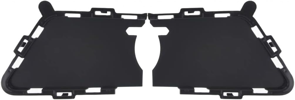 For BMW 750i / 750Li Front Bumper Grille 2009 2010 2011 2012 Outer Passenger Side | Textured Black | Plastic | BM1039115 | 51117184150